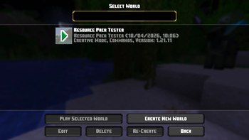World List Menu
