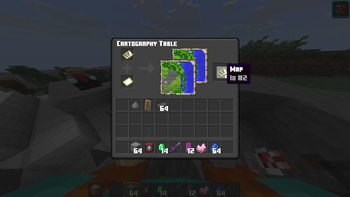 Cartography Table Menu