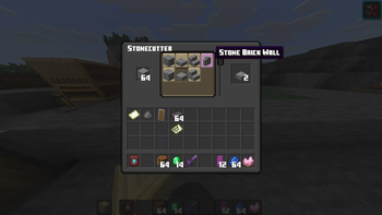 Stonecutter Menu