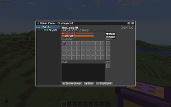 Admin Panel Hud
