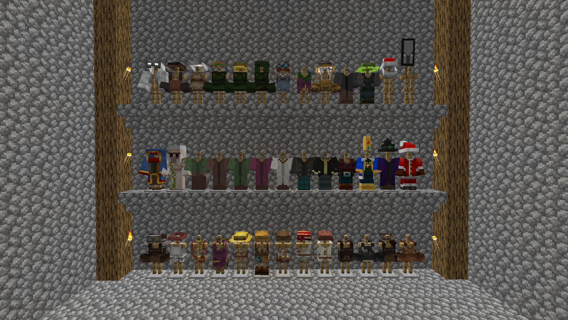 All costumes as of 1.6.0 (including ones based on other mods)