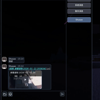 ui（可选）和私聊功能（可选）
