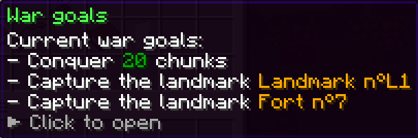 War goal