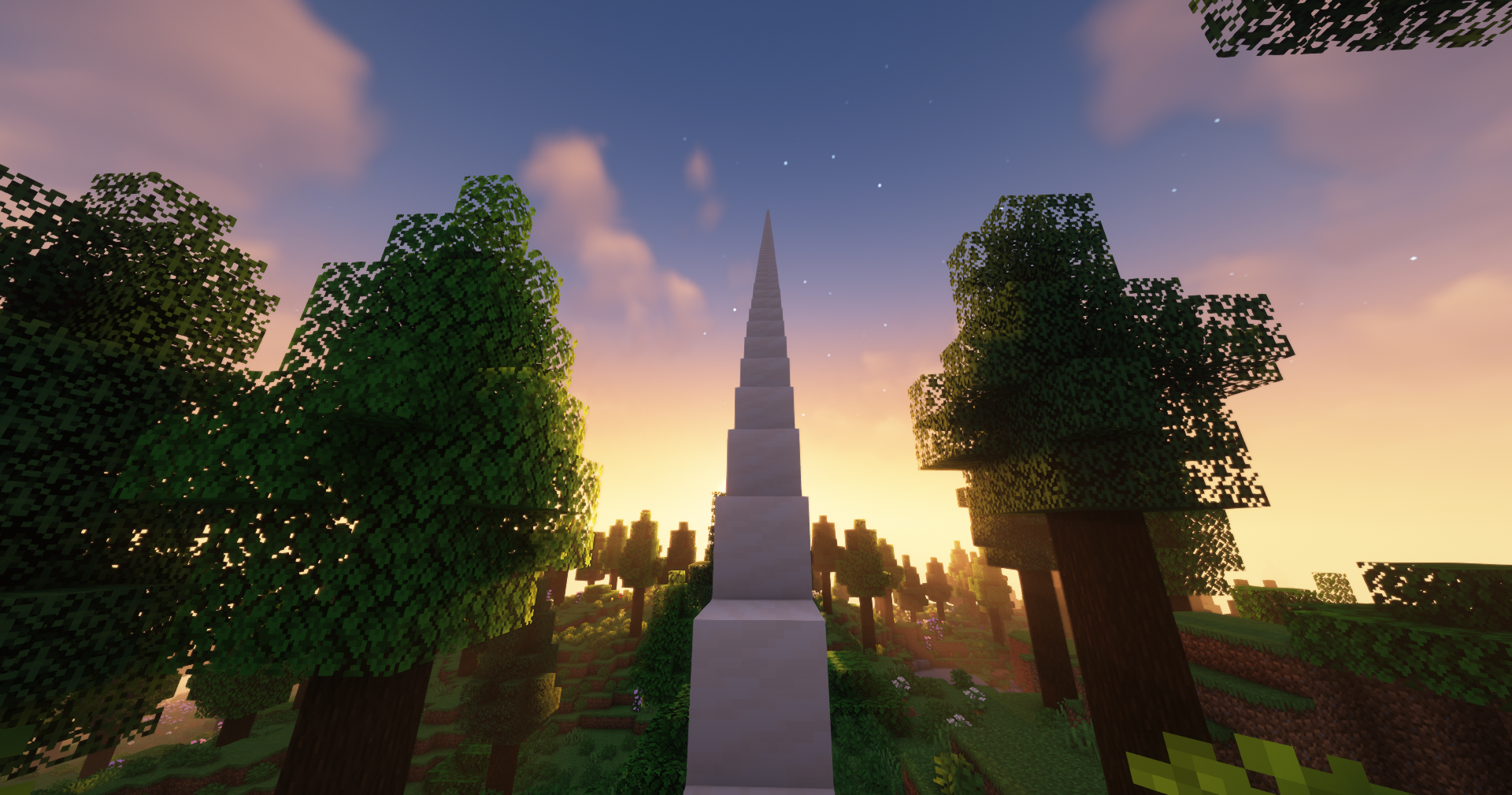 Instantly build staircases! 
Terrain: BoP, Visuals: Complementary Shaders