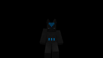Latex drone wolf transfur