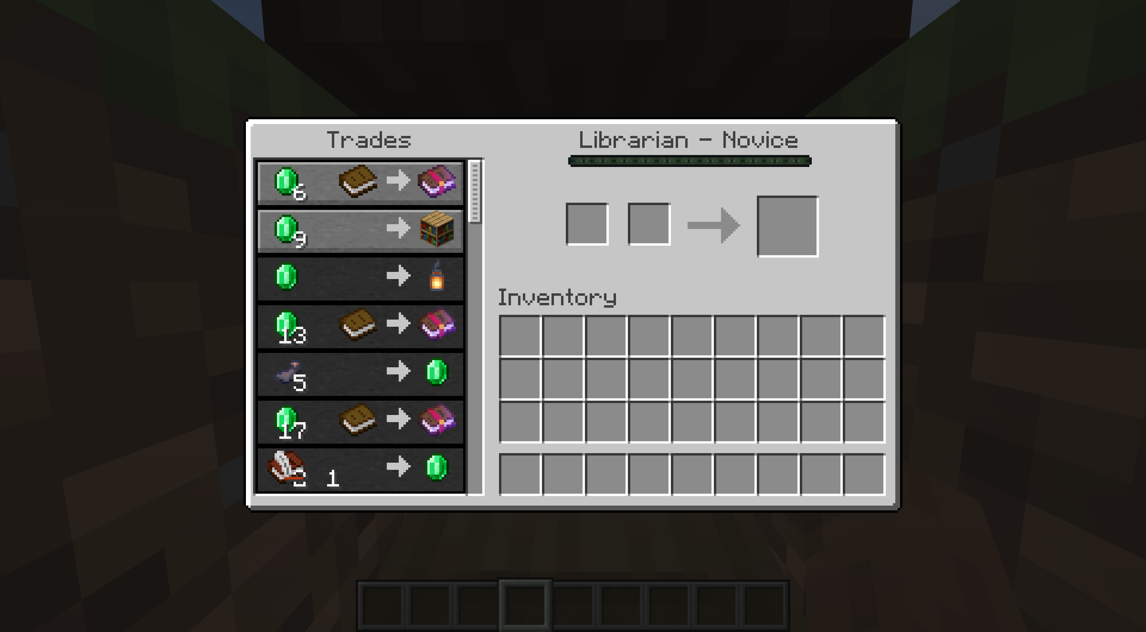 Visible traders mc minecraft mod 