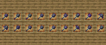 all maces +amethyst trims