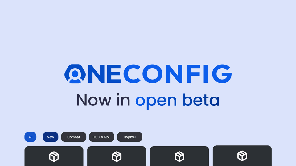 OneConfig Open Beta