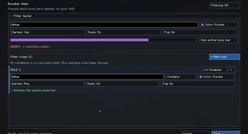 Custom Settings Screen
