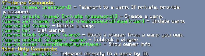 Commands