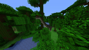 brachiosaurus in a jungle