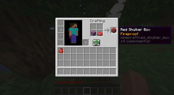You can dye Fireproof items.