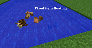 Fixed item floating