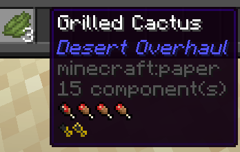 some Grilled Cactus