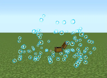 Item with particles