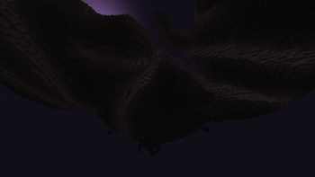 Beneath asteroid