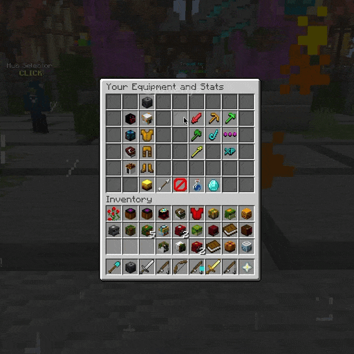 Player stats featuring primary + secondary widgets.