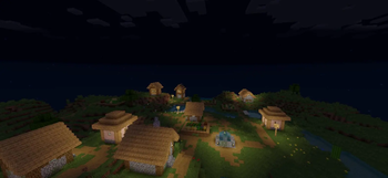 Village At Night 