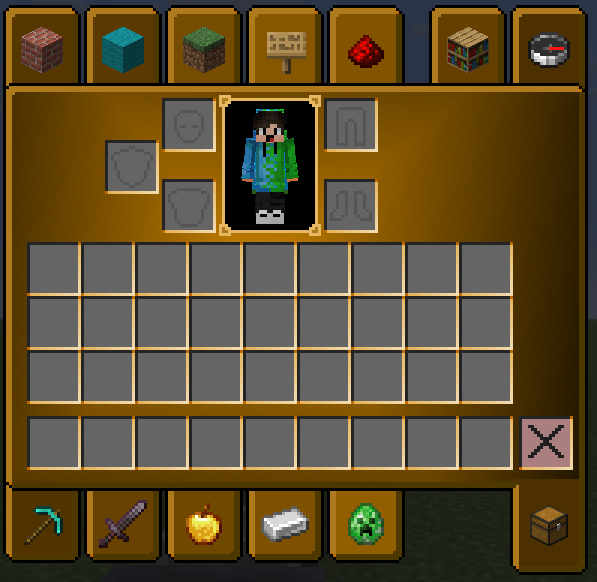 Golden default GUI texturepack