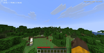 Minecraft Performance with IM modpack .26.2. ~175 fps