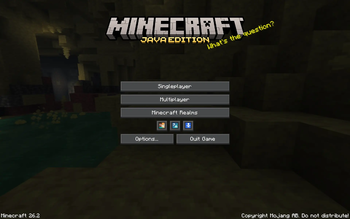 Main Menu