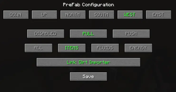 PreFab Config