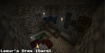 Display of the Appearance and Look of Deepslate Ores