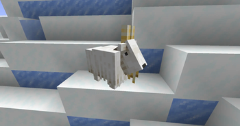 Golden Horns Screaming Goat