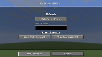Vanilla Multiplayer Options