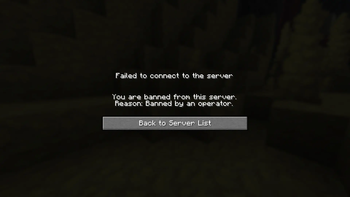 Banned Message