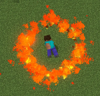 Blazing Rings Skill