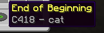 End of Beginnig (cat by C418)
