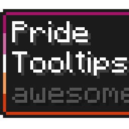 Lesbian Pride Flag Tooltip (Frame-only 5-Color Turned)