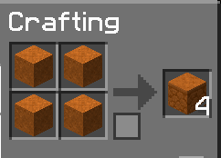 Crafting Red Sandstone