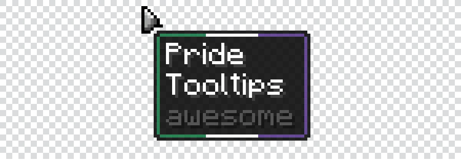 Banner showing the modified Tooltip. Cursor texture from the Minecraft Cursor Mod by fishstiz.