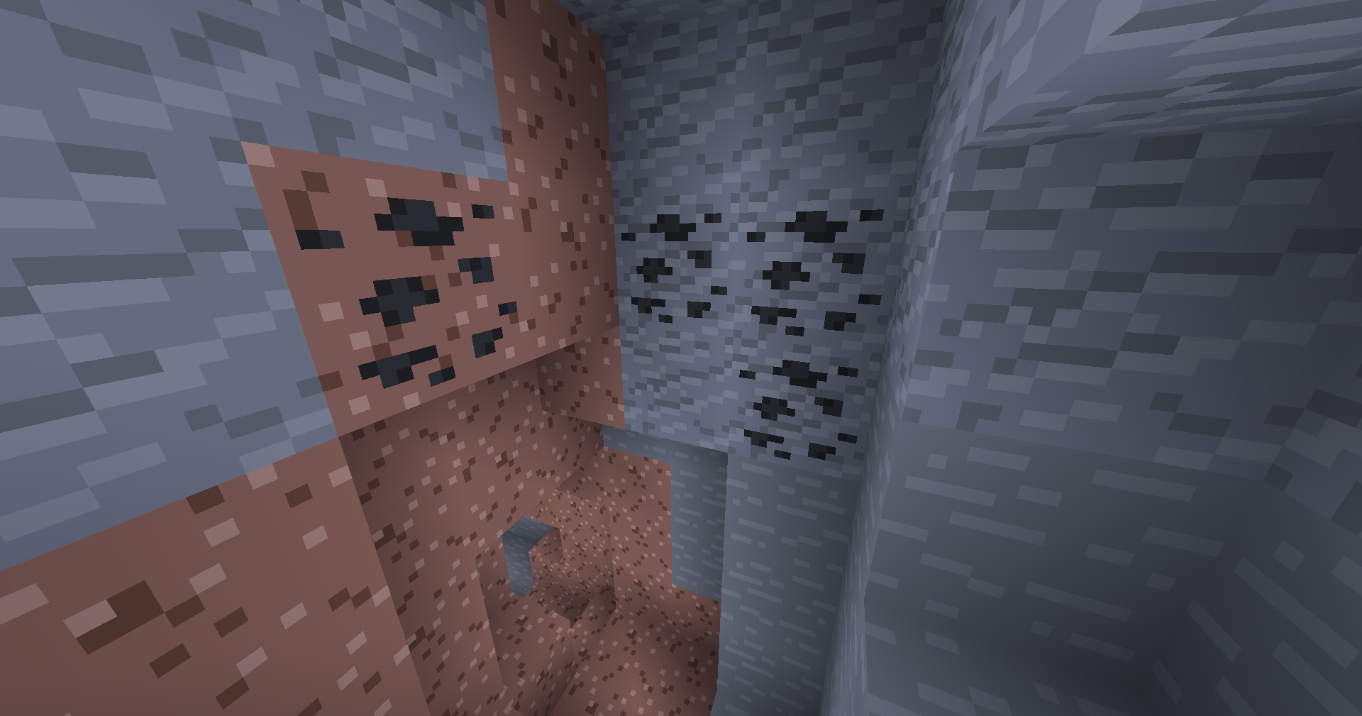 Granite and andesite coal ore