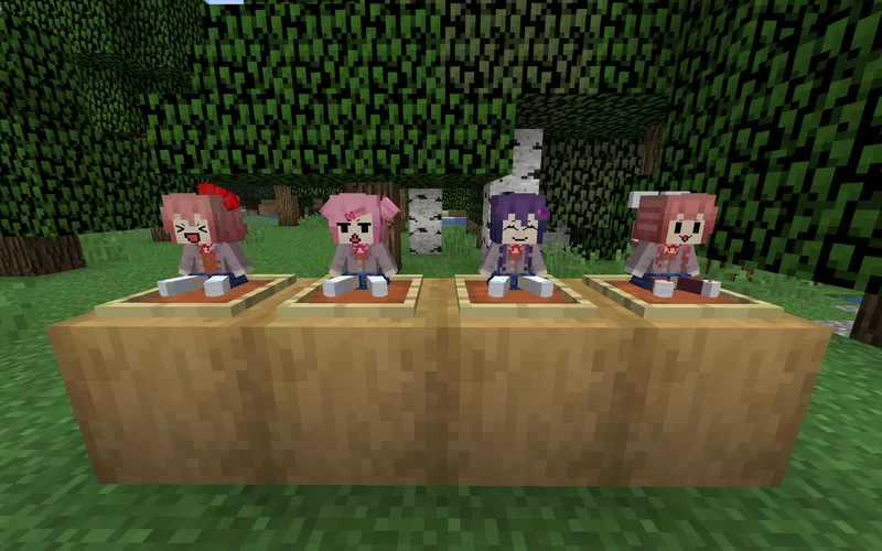 all 4 plushies