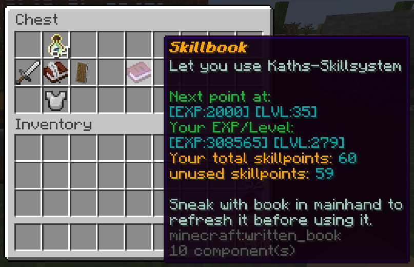 Skillbook recipe and its tooltips - before 2.2.11