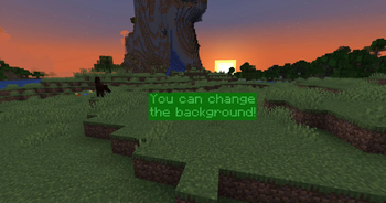 Also Change u Can The BG