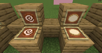 Pumpkin Roll (left) and Snickerdoodle cookie (right)