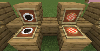 Oreo Cupcake (left) and Snickerdoodle Cookie with Jam (right)