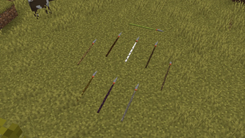 Spears with Stone.