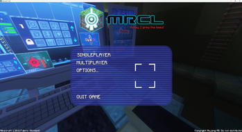 Main menu