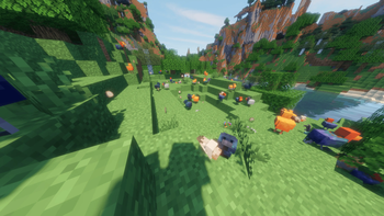 Custom Minecraft Earth Chickens