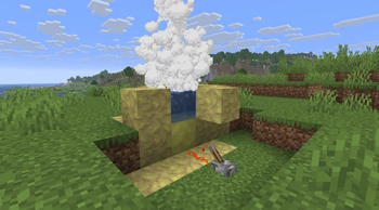 Geysers with Redstone