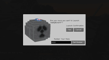 One of the Menus for the Nukes