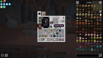 Quest book UI Button
