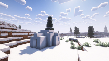 Snowy Plains with an Igloo