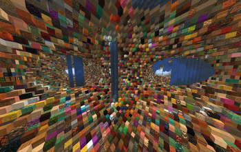 Cheese Dimension X Random Block Gen