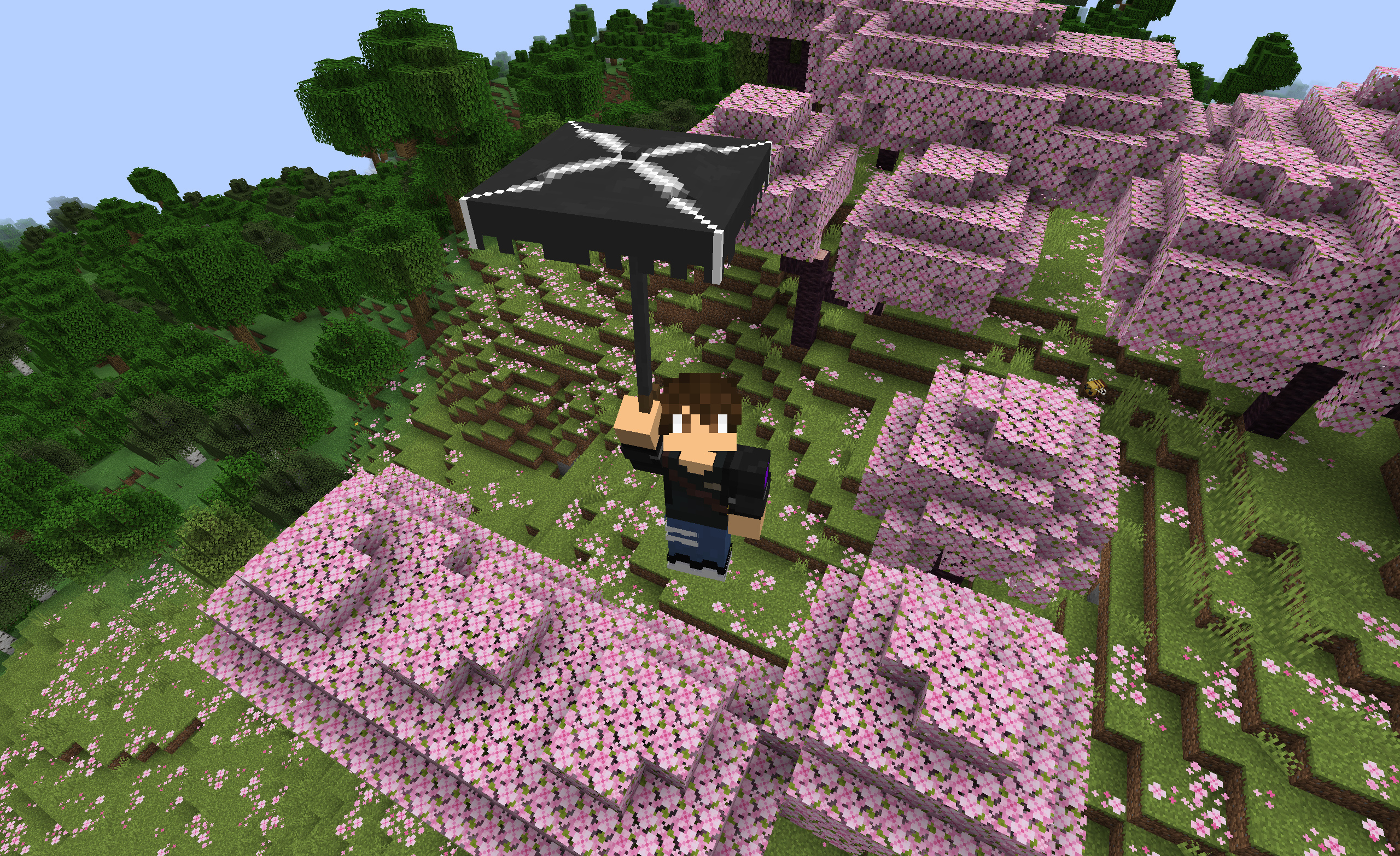 Player Holding An Umbrella